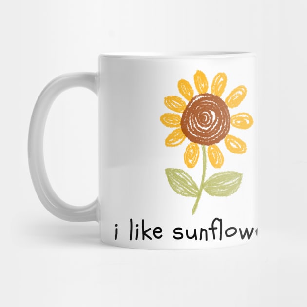 Sunflower Flora Positive School Class Board Minimalist Vintage by Flowering Away